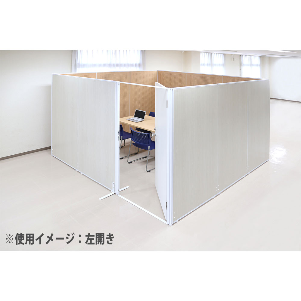 鍵付き開きドア 右開き用 APパーテーション オプション パーテーション