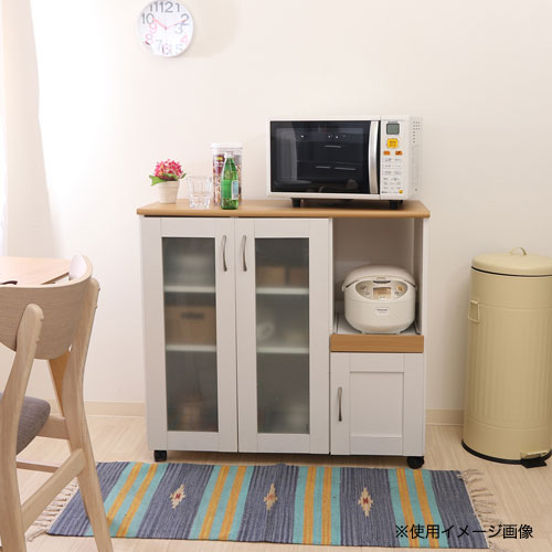 キッチンカウンター 幅1800 奥行465 高さ850mm 持ち運びは3分割可能 (AA64)