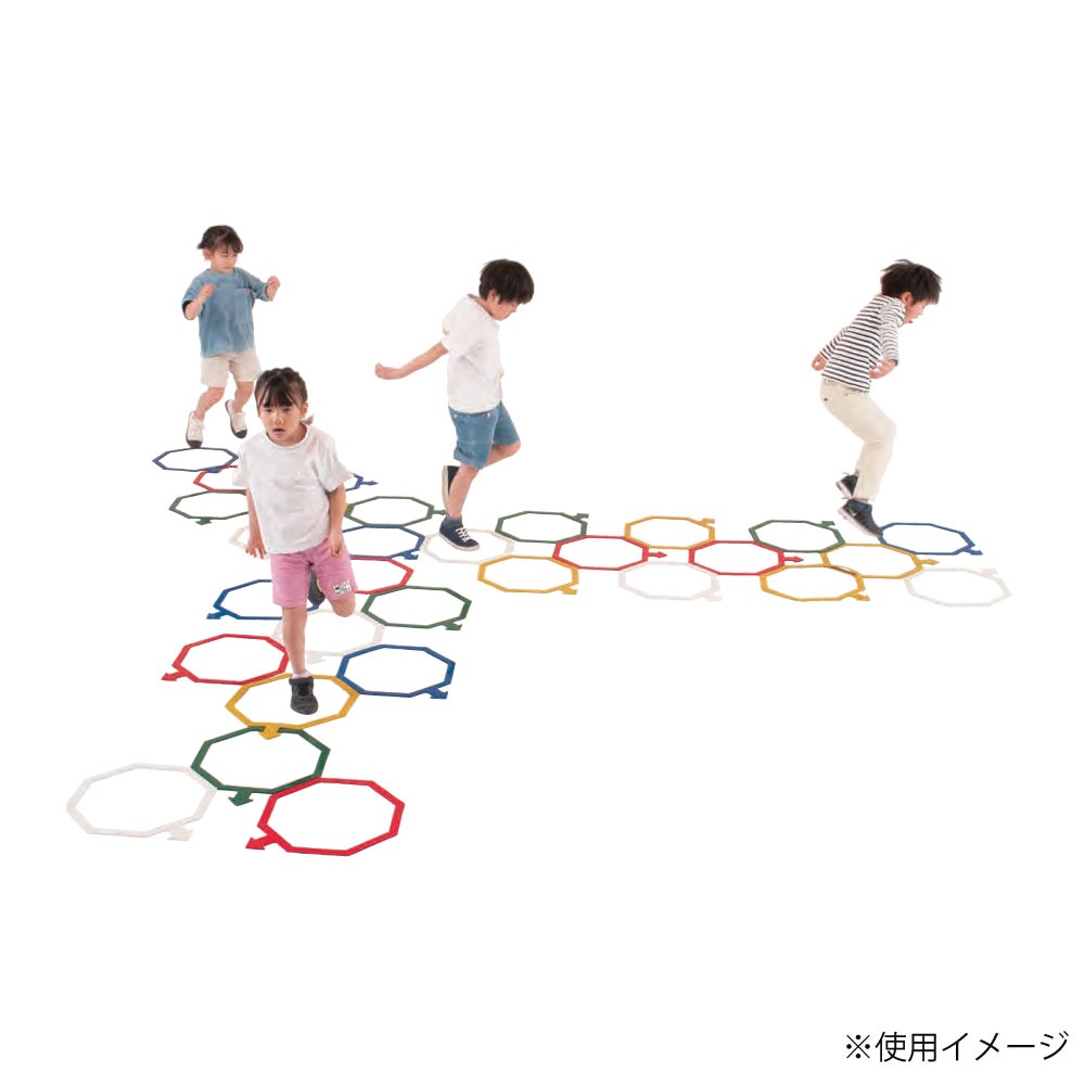 ケンパッパ 5色10枚組 エバニュー リング幅2.5cm 幅40×長さ48.2cm