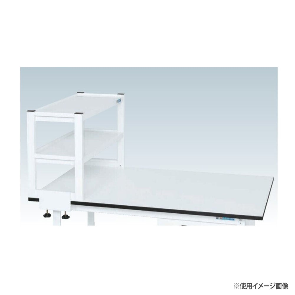 2段作業台 560x460x845 作業台オプション用簡易架台 サカエ 高さ450mm 奥行タイプ 棚板2段 KT
