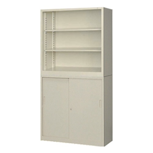 書庫 上下セット 鍵付き A4 幅880×奥行400×高さ1760mm G-33OPS（商品