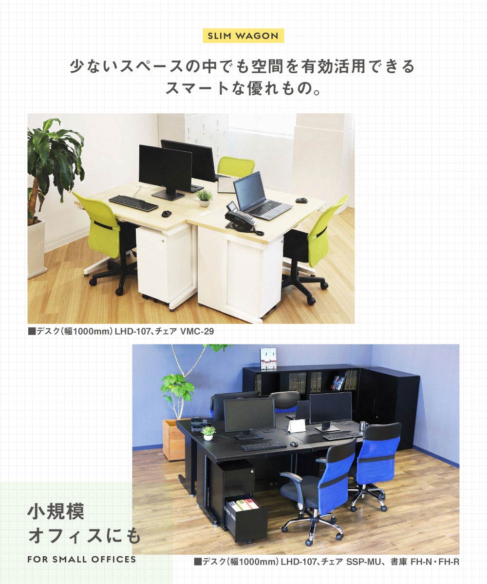 訳あり新品　スリムワゴン 3段 デスクワゴン ワゴンキャスター付き690-160 wf191098_05.jpg