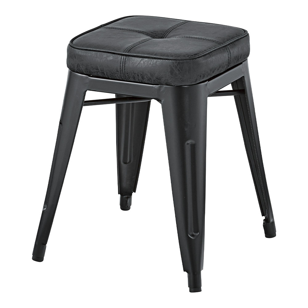 スツール 革張り 4本脚 スタッキングスツール PC-251（商品番号