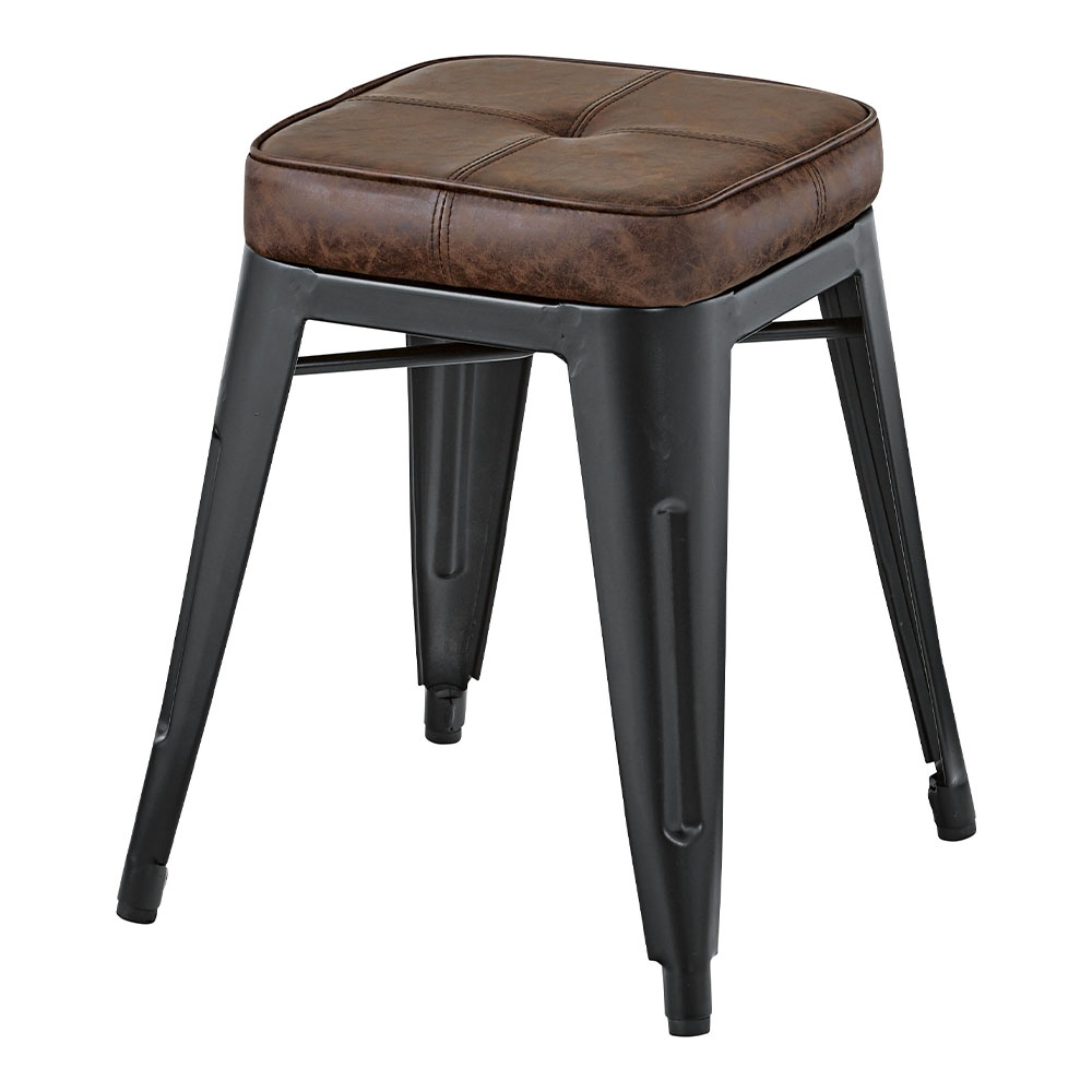 スツール 革張り 4本脚 スタッキングスツール PC-251（商品番号