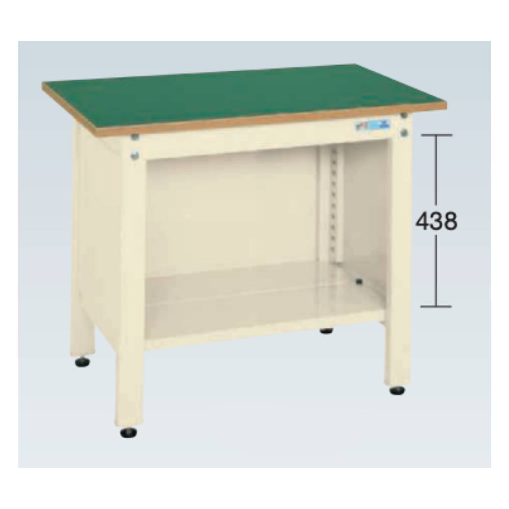 一人用作業台 サカエ 固定式 幅900×奥行600×高さ740mm ポリエステル天