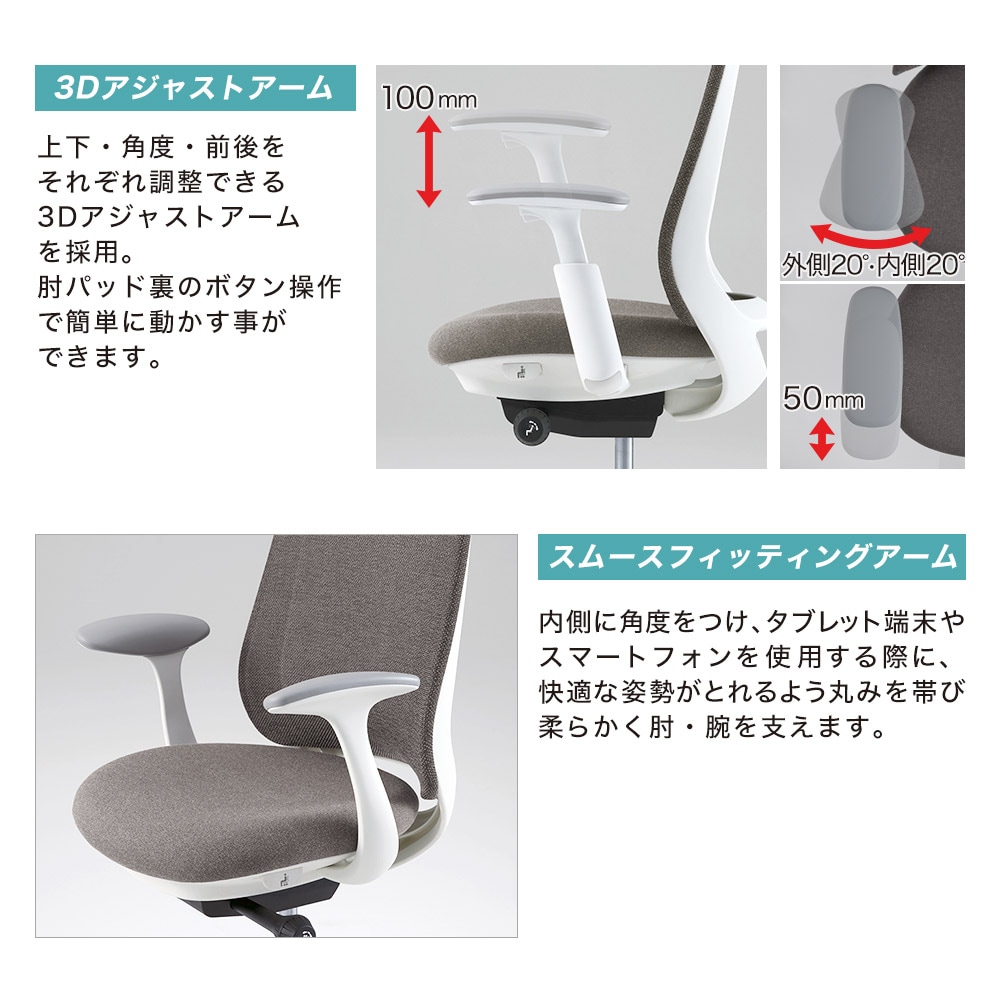 オフィスチェア ポータム オカムラ スタンダードバック 背クッション