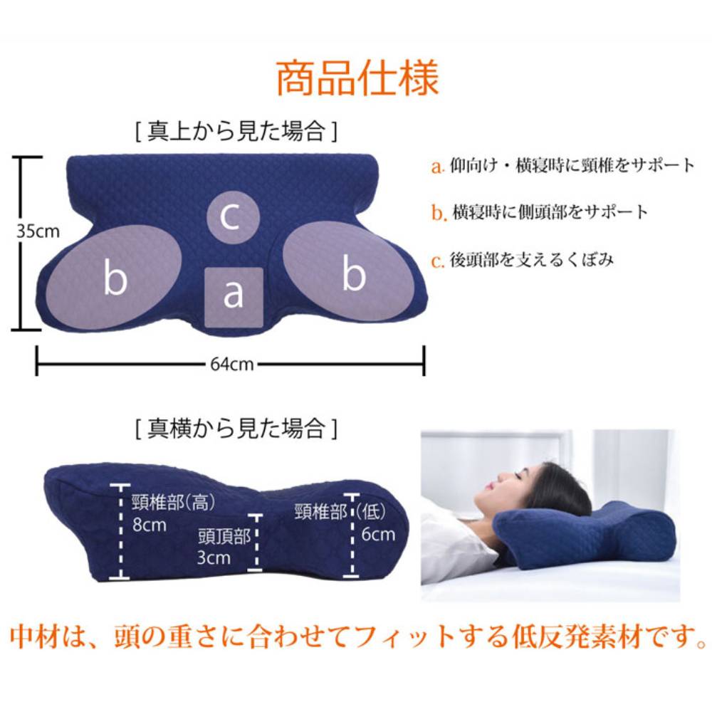 枕 奥行35×幅64cm マクラ まくら ピロー G2917709（商品番号：ic