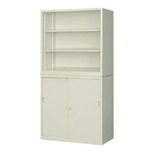 書庫 上下セット 鍵付き A4 幅880×奥行515×高さ1760mm G-335OPS（商品