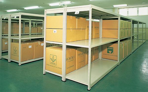 スチールラック 軽量ラック 4段 耐荷重150kg 幅1800×奥行300×高さ1800mm IM-6630-4