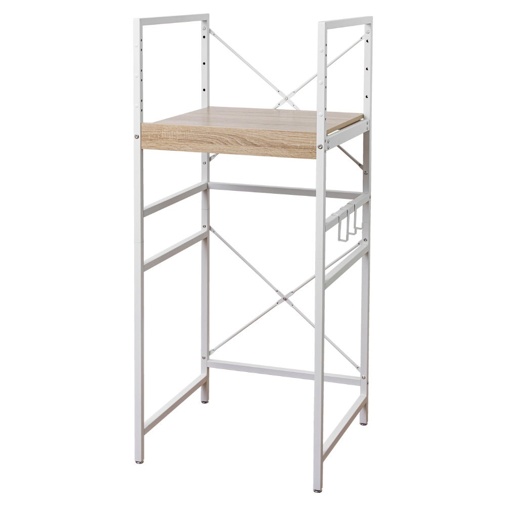 洗濯機ラック 幅71cm 収納ラック ランドリーラック 収納棚 WJ-6071WH