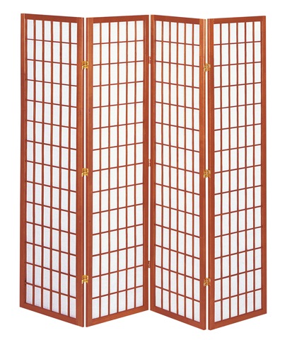 衝立 間仕切り 木製 折りたたみ 4連 幅450×高さ1800mm JP-180-4（商品