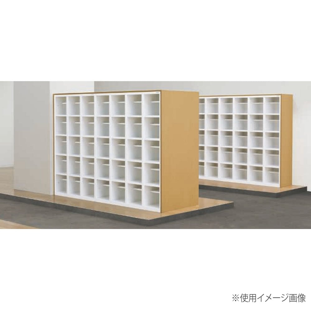 オープンシューズボックス ライオン事務器 4列5段 20人用 一般用 OKB45
