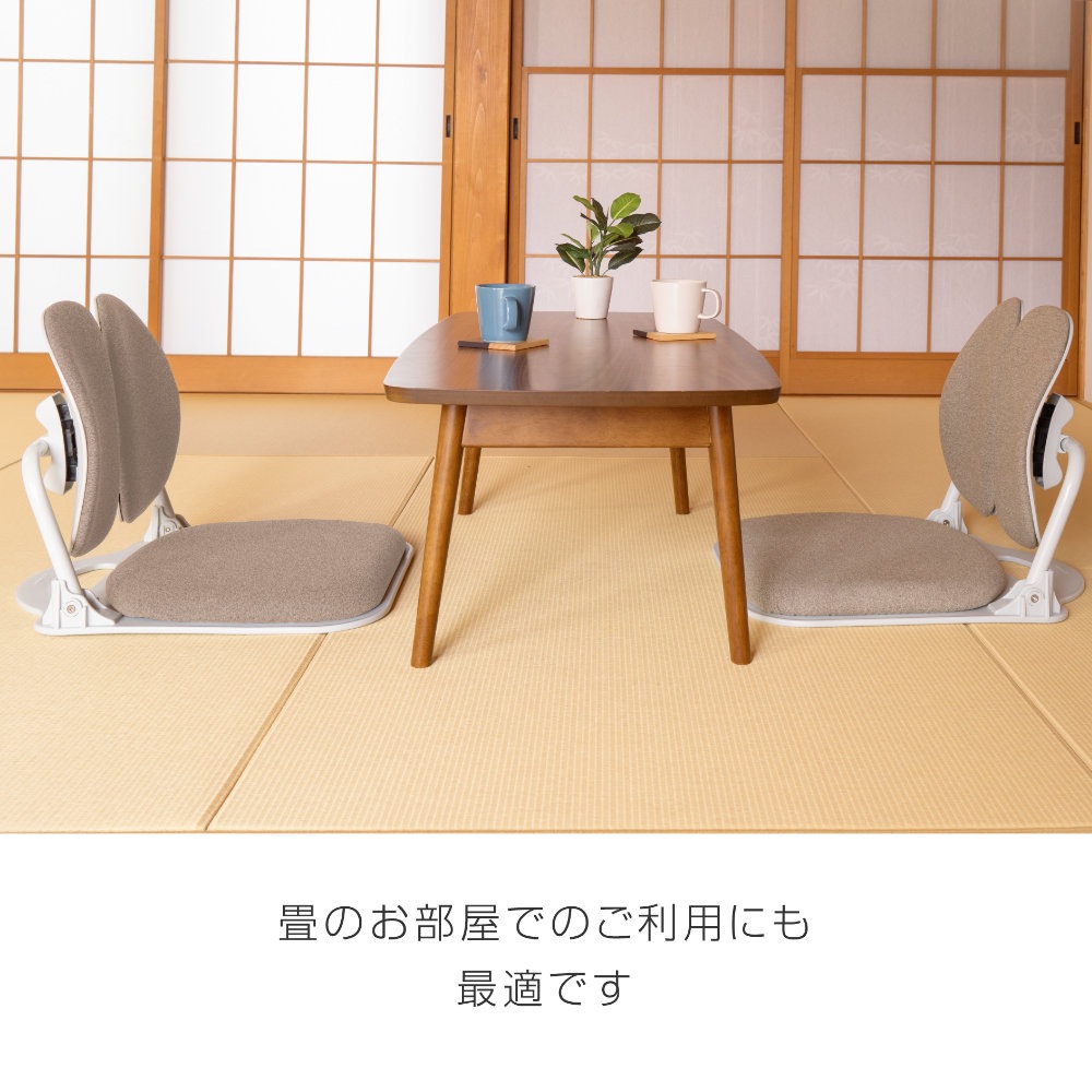 座椅子 デュオレスト DUOREST 折りたたみ式 フロアチェア DR-922（商品