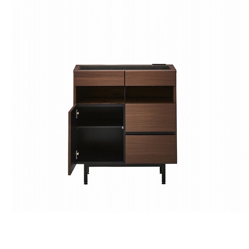 キャビネット サイドボード 幅740×奥行400×高さ830mm ROSSO-74C（商品