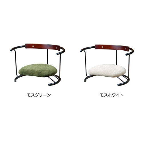 あぐら椅子 スイング背付き 幅600×奥行450×高さ350mm 座椅子 健康座椅