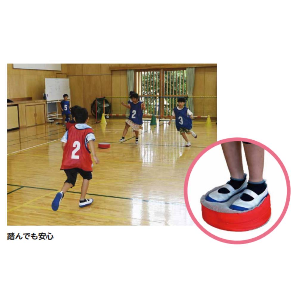 ソフトスライドサッカー 5個セット エバニュー 直径29×高さ8cm