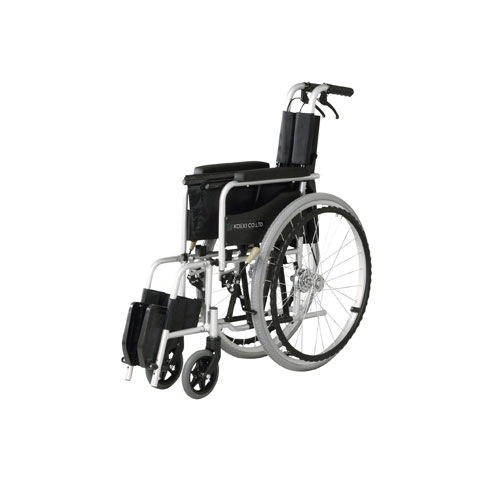 車椅子 アルミ製 スタンダードモデル ブラック ノーパンクタイヤ仕様