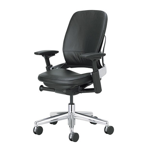 リープ Steelcase USモデル 革張り オフィスチェア デスクチェア K-46216179CS