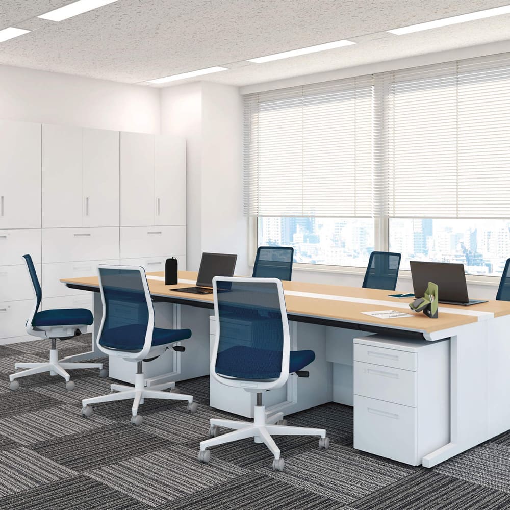 コクヨ デスク iSデスクシステム SD-ISN147LCAS 片袖机 A4タイプ 幅140×奥行70cm 送料無料 コクヨ iSデスク 片袖デスク スチールデスク A4タイプ 本体