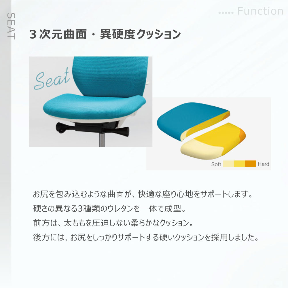 ビンテージ古家具◾️okamura 岡村製作所 キャスター付き シェルチェア 椅子 lookit_56-c635br