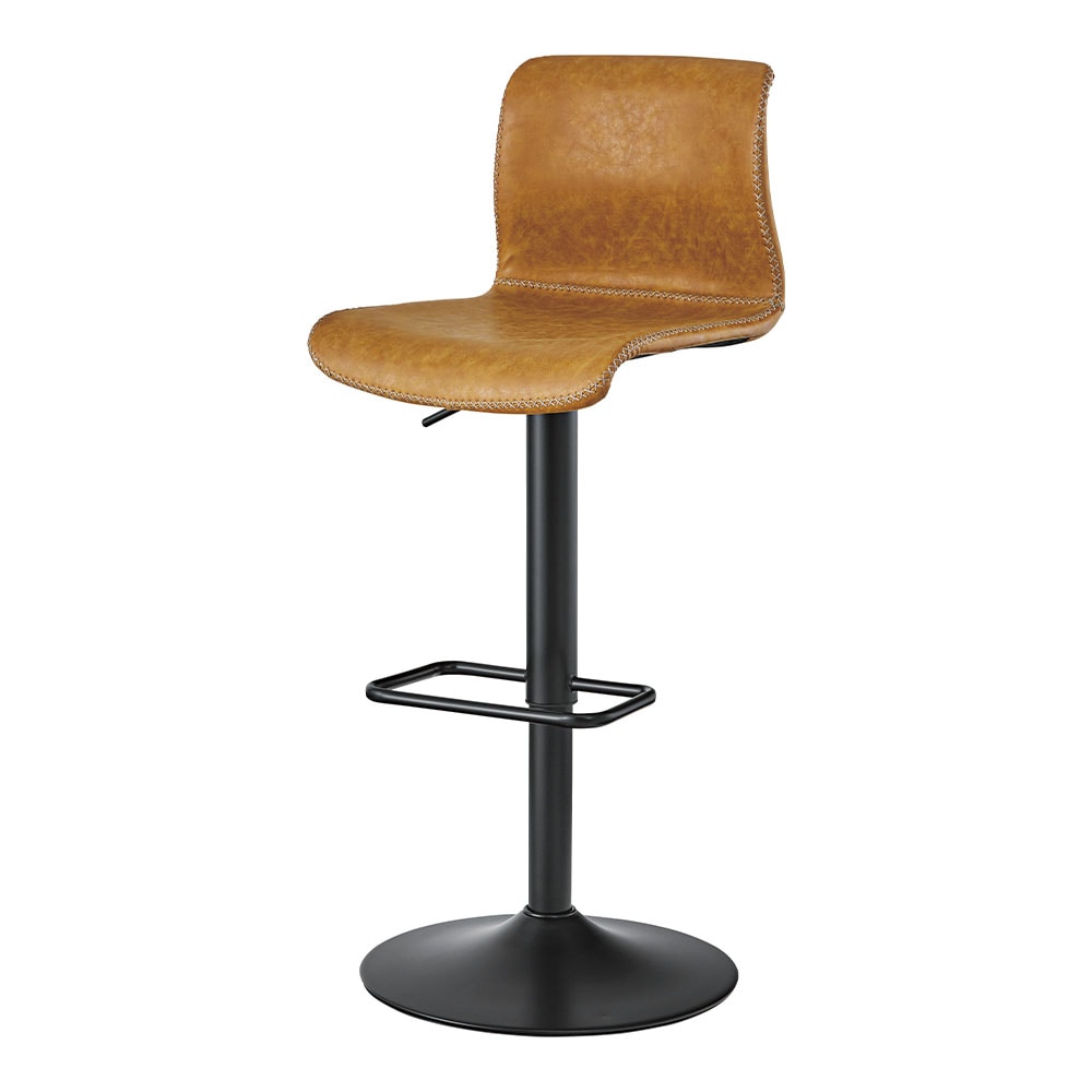 カウンターチェア 肘なし 革張り バーチェア PC-254（商品番号：rpc