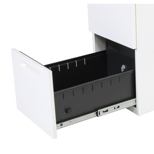 デスクワゴン　 3段ワゴン　デスク　机　引き出し袖机　脇机 脇机 3段 ホワイト天板 ナチュラル天板 袖机 デスクワゴン デスク収納