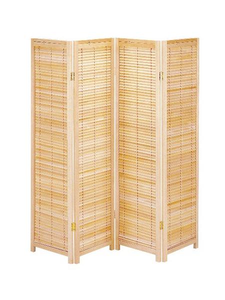 衝立 間仕切り 木製 折りたたみ 4連 幅450×高さ1720mm JP-LB4（商品