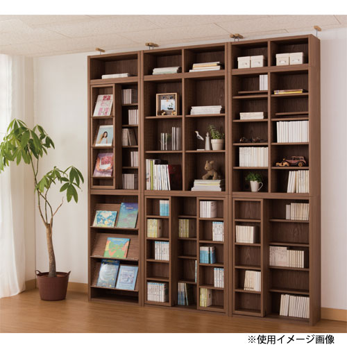 フリーラック 水平棚板 棚板多めタイプ 幅895×奥行300×高さ1102mm 本棚 