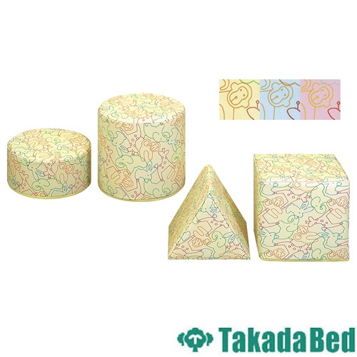 クッション 4点セット 高田ベッド ブロッククッション キッズブロック 