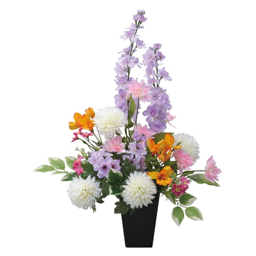 仏花 みやび 高さ56cm 人工 観葉植物 人工観葉植物 造花 光触媒 インテリア ギフト プレゼント 消臭 抗菌 花粉対策 脱臭 殺菌 防カビ 環境 95A60-75 通販