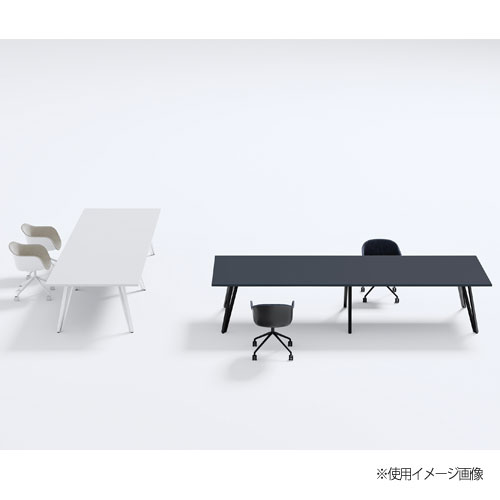 会議用テーブル 幅4800×奥行1200×高さ720mm 角型 抗菌天板
