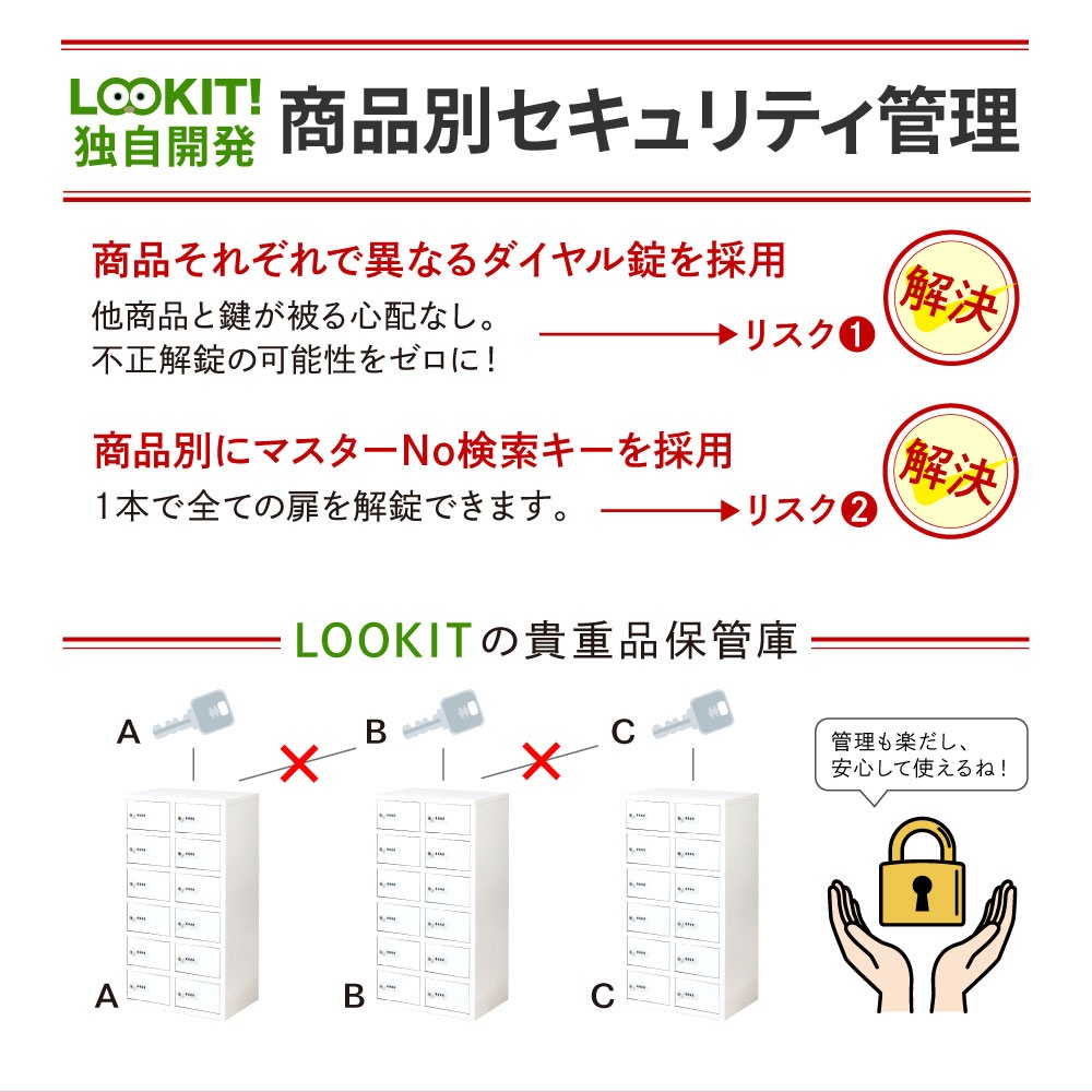 倉庫受取限定】 ロッカー 貴重品 収納 ダイヤル錠 6人用 NSAFE-32-SO