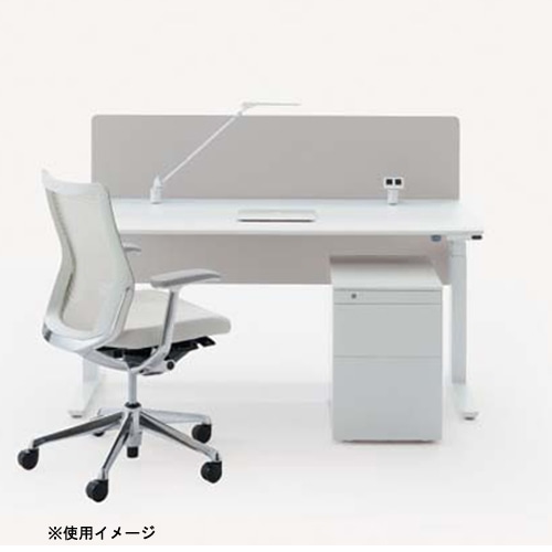 デスクパーテーション デスクパネル 布 幅1600×高さ810mm スイフト
