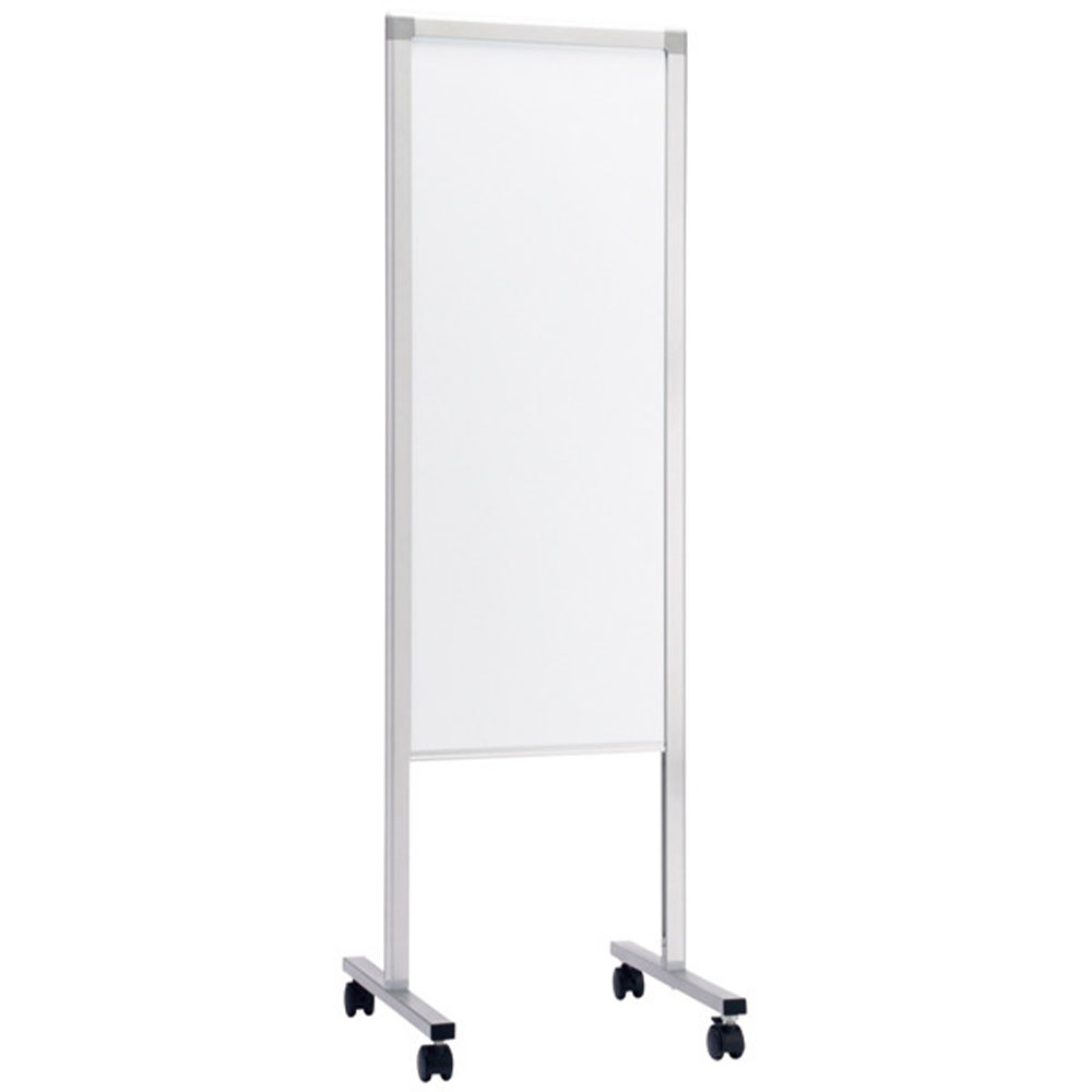 掲示板 脚付き 幅400×高さ1270mm 案内板 白板 CS-515C（商品番号：ni