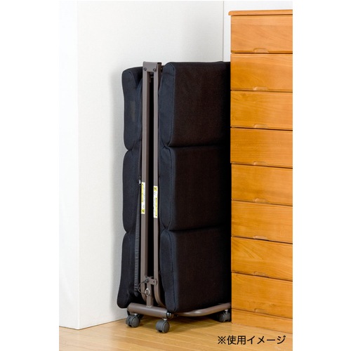 折りたたみベッド リクライニングベッド 幅60cm キャスター付き TSSH-311BK（商品番号：19-tssh-311bk）の通販 |  オフィス家具通販サイトのLOOKIT(ルキット)