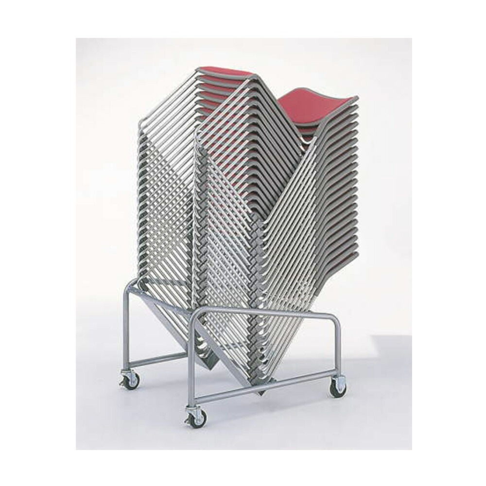 台車 ライオン事務器 収納 スタッキングチェア用台車 キャスター付 T