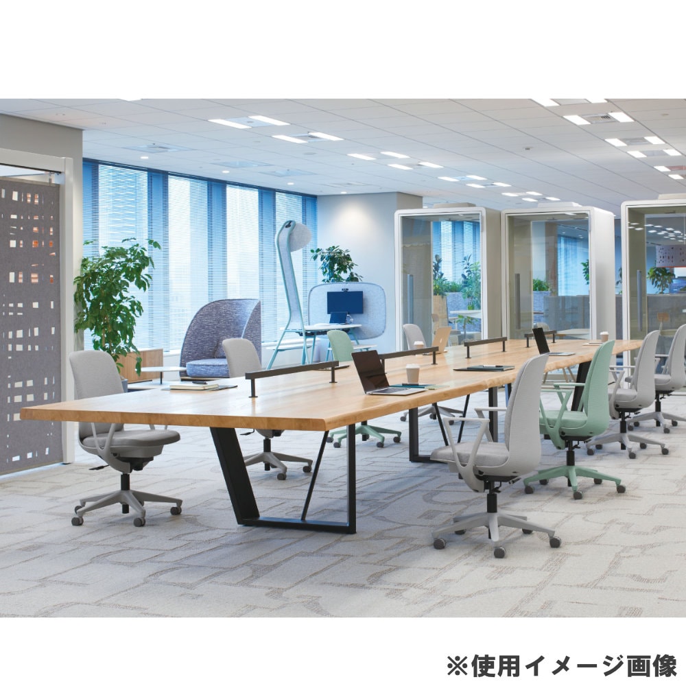 オフィスチェア イトーキ トルテUチェア ハイバック 固定肘付 KJ