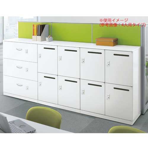 メールボックス 2人用 IC錠 鍵付きロッカー 封筒 RW45-N205P-CR（商品