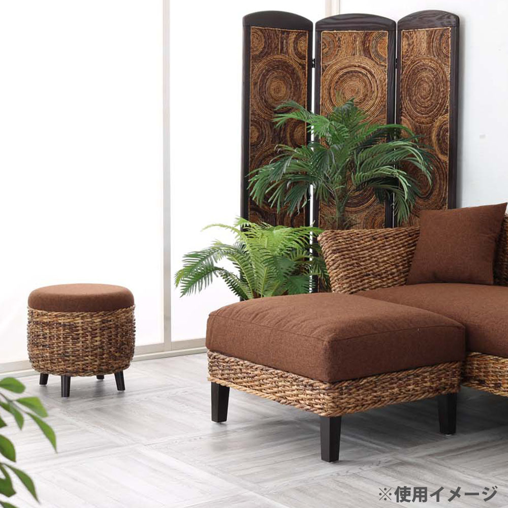 ラタン オットマン 送料無料 Breeze ブリーズ 幅50 スツール チェア