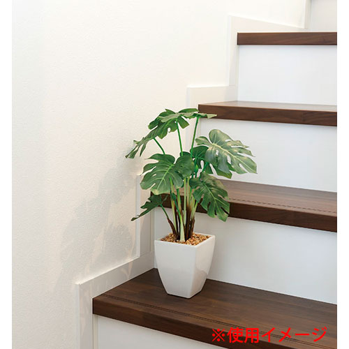 モンステラポット 観葉植物 造花 鉢植え プラント 433A72-34（商品番号