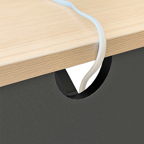 カウンターテーブル 幅1000×奥行800mm 配線用切り欠き ハイカウンター