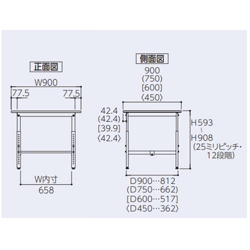 法人送料無料 作業台 山金工業 ヤマテック 昇降式 幅900×奥行900×高さ900〜1200mm ワークテーブル 作業テーブル ワークデスク 作業机 作業場 SUPAH-990-WW 法人送料無料作業台 山金工業 ヤマテック 折りたたみ 昇降式 幅900×奥行