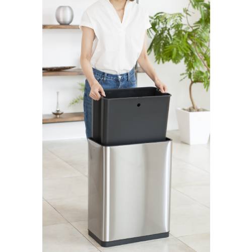 【送料18,500円込】★リペア済古家具★ 176cm奥行 52cm高さ74cm センサー付きゴミ箱 EKO 20L 幅25.1×奥行37.8×高さ43.1cm
