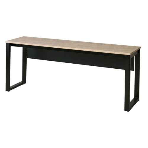 カウンターテーブル ブラック脚 幕板付き 幅1800×奥行450×高さ720mm 抗 カウンターテーブル ブラック脚 幕板付き 幅1800×奥行450×高さ720mm 抗