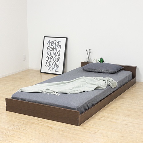 キキ！ベッドフレーム① ベッド シングルベッド フレームのみ 日本製 木製 57633（商品