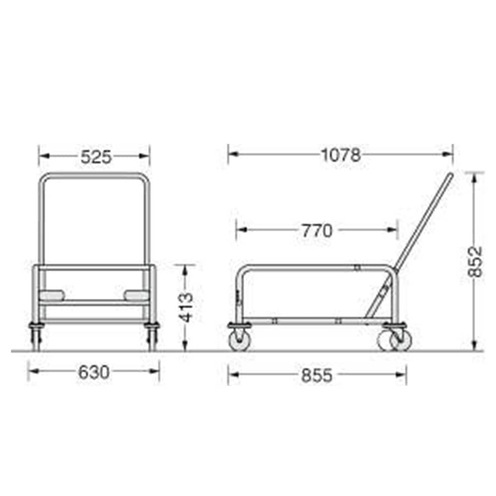 ライオン事務器 品番50444 スタッキングチェアー用収納台車　T-7 最大1万円ｸｰﾎﾟﾝ11⁄4-10 法人限定 台車 ライオン事務