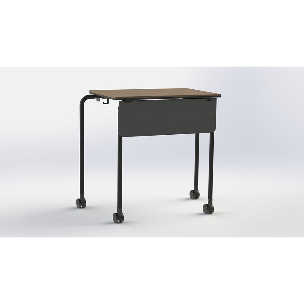 パーソナルテーブル 幅650×奥行450×高さ720mm 幕板あり ワークテーブル