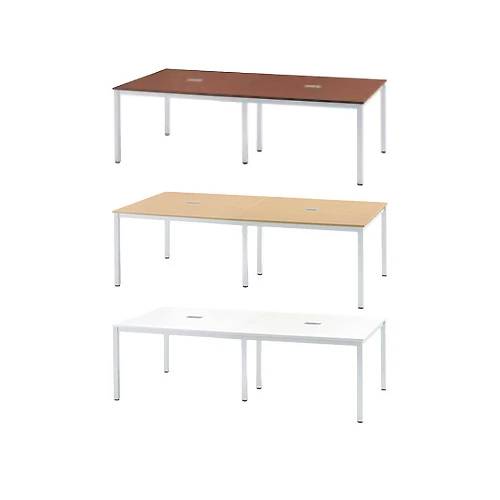 フリーアドレスデスク チェア セット 4人用 幅2400mm FDC-2412WB-S1