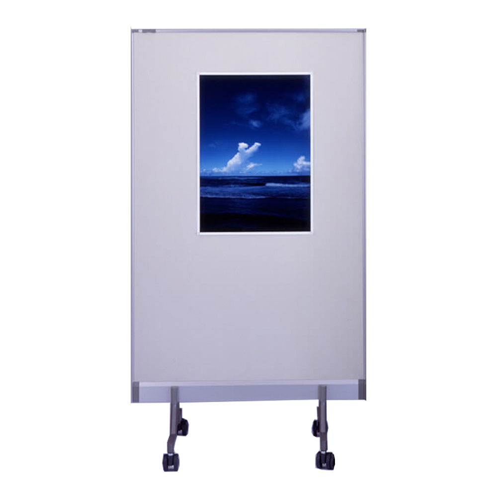 掲示板 脚付き 幅880×高さ1600mm 案内板 白板 RP-402（商品番号：ni-rp