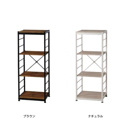 フリーラック 4段 幅440×奥行350×高さ1110mm オープンラック オープン